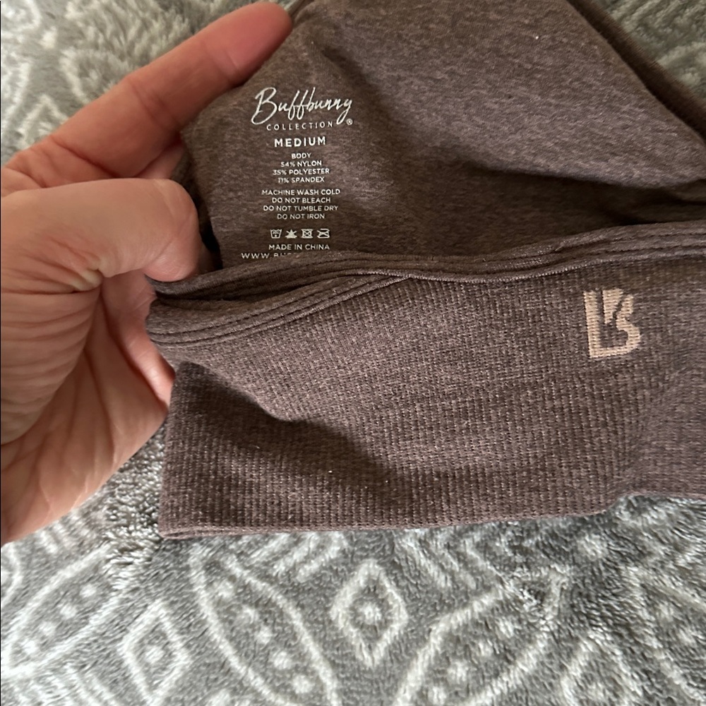Brown Ruched Front sports bra - Picture 2 of 2
